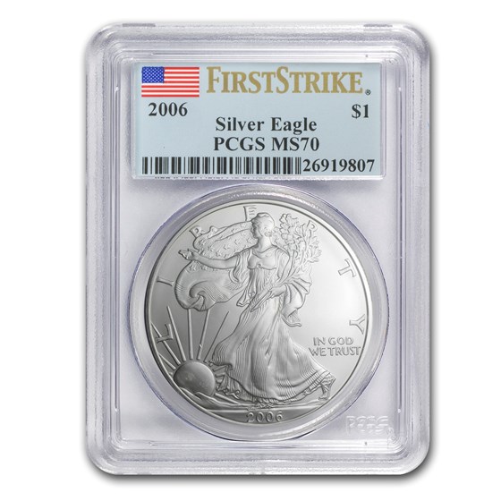 2006 Silver American Eagle MS-70 PCGS (1st Strike) 2006 Silver American Eagle MS-70 PCGS (1st Strike)