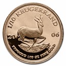 2006 South Africa 1/10 oz Proof Gold Krugerrand (w/ Box & COA)