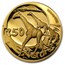 2006 South Africa 1/2 oz Proof Gold Natura Giraffe