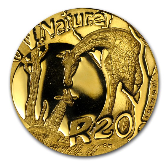 2006 South Africa 1/4 oz Proof Gold Natura Giraffe 2006 South Africa 1/4 oz Proof Gold Natura Giraffe