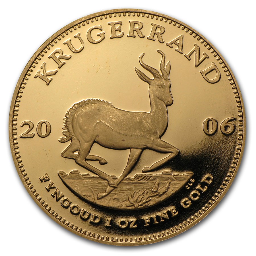 2006 South Africa 1 oz Proof Gold Krugerrand