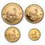 2006 South Africa 4-Coin Gold Krugerrand Proof Set (No Box)