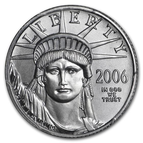 Buy 2006W 1/10 oz Burnished American Platinum Eagle MS/SP70 PCGS APMEX