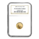 2006-W 1/10 oz Proof American Gold Eagle PF-69 UCAM NGC