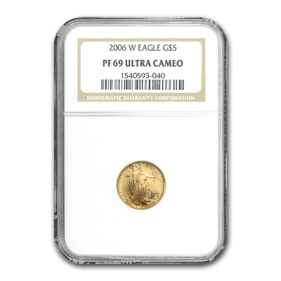 2006-W 1/10 oz Proof American Gold Eagle PF-69 UCAM NGC 2006-W 1/10 oz Proof American Gold Eagle PF-69 UCAM NGC