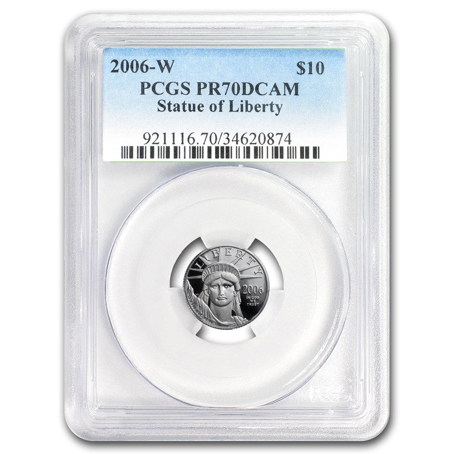 2006-W 1/10 oz Proof American Platinum Eagle PR-70 PCGS