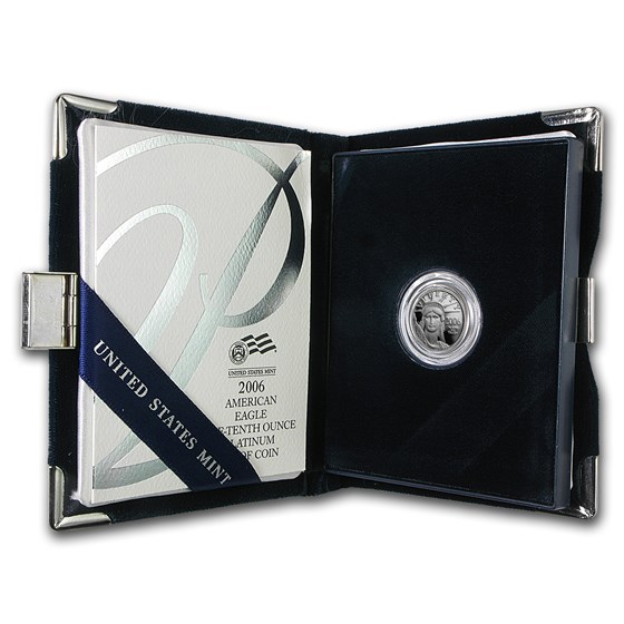 2006-W 1/10 oz Proof American Platinum Eagle (w/Box & COA) 2006-W 1/10 oz Proof American Platinum Eagle (w/Box & COA)