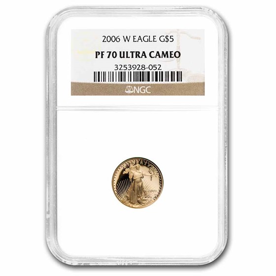 2006-W 1/10 oz Proof Gold American Eagle PF-70 NGC 2006-W 1/10 oz Proof Gold American Eagle PF-70 NGC