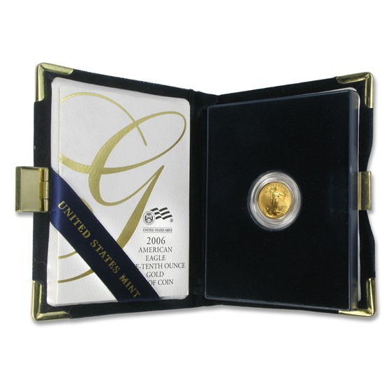 2006-W 1/10 oz Proof Gold American Eagle (w/Box & COA) 2006-W 1/10 oz Proof Gold American Eagle (w/Box & COA)
