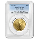 2006-W 1/2 oz Burnished American Gold Eagle MS-69 PCGS