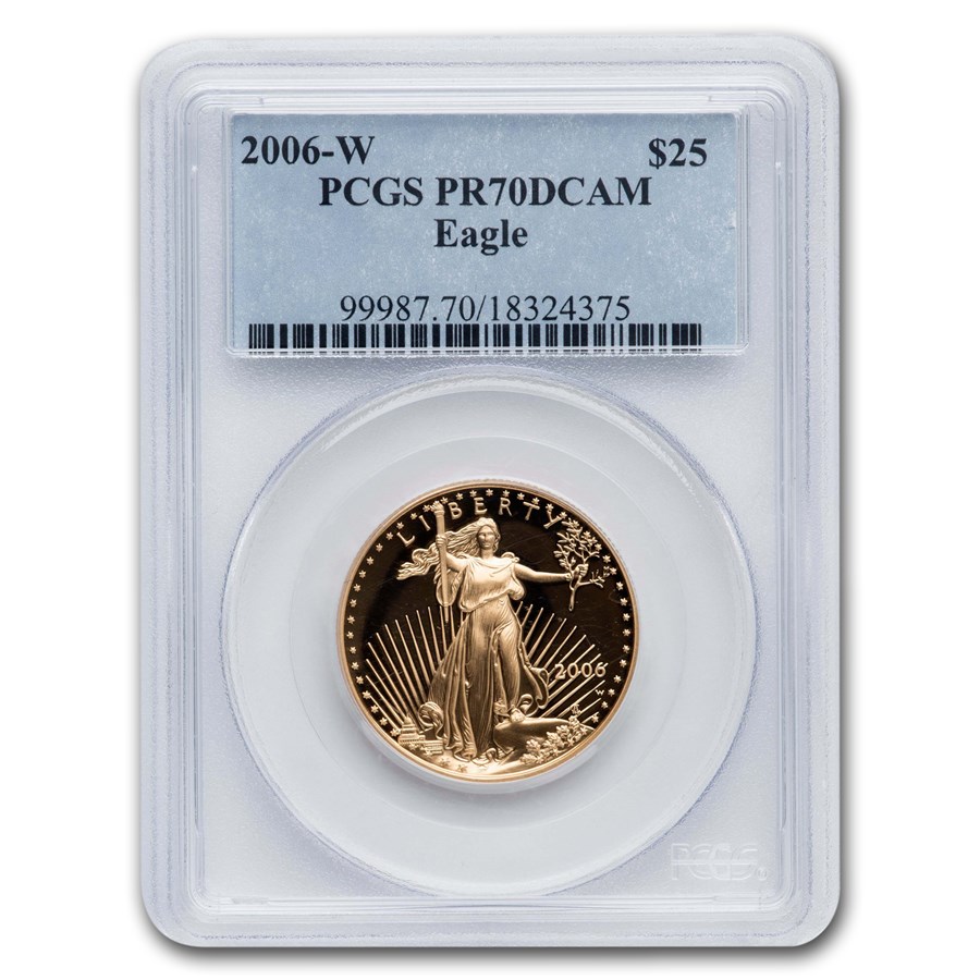 2006-W 1/2 oz Proof American Gold Eagle PR-70 PCGS