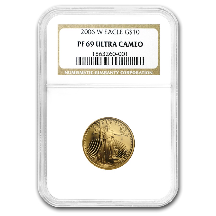 2006-W 1/4 oz Proof American Gold Eagle PF-69 UCAM NGC