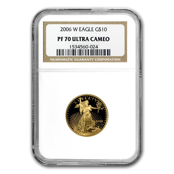 2006-W 1/4 oz Proof American Gold Eagle PF-70 UCAM NGC 2006-W 1/4 oz Proof American Gold Eagle PF-70 UCAM NGC