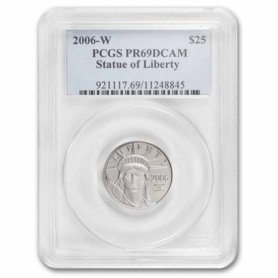 2006-W 1/4 oz Proof American Platinum Eagle PR-69 PCGS 2006-W 1/4 oz Proof American Platinum Eagle PR-69 PCGS