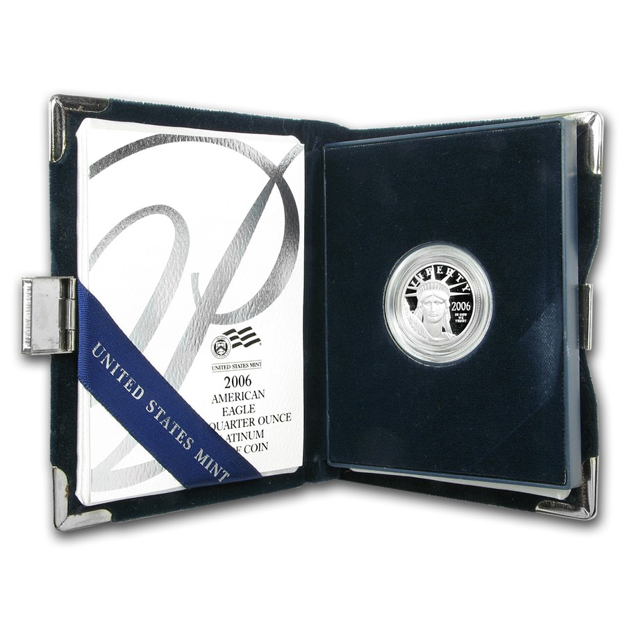 2006-W 1/4 oz Proof American Platinum Eagle (w/Box & COA)