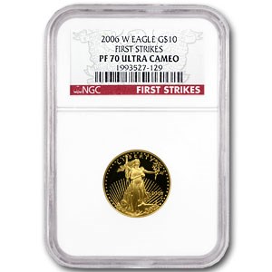 2006-W 1/4 oz Proof Gold American Eagle PF-70 NGC (First Strike) 2006-W 1/4 oz Proof Gold American Eagle PF-70 NGC (First Strike)