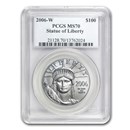 2006-W 1 oz Burnished American Platinum Eagle MS/SP-70 PCGS