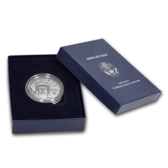 2006-W 1 oz Burnished American Platinum Eagle (w/Box & COA) 2006-W 1 oz Burnished American Platinum Eagle (w/Box & COA)