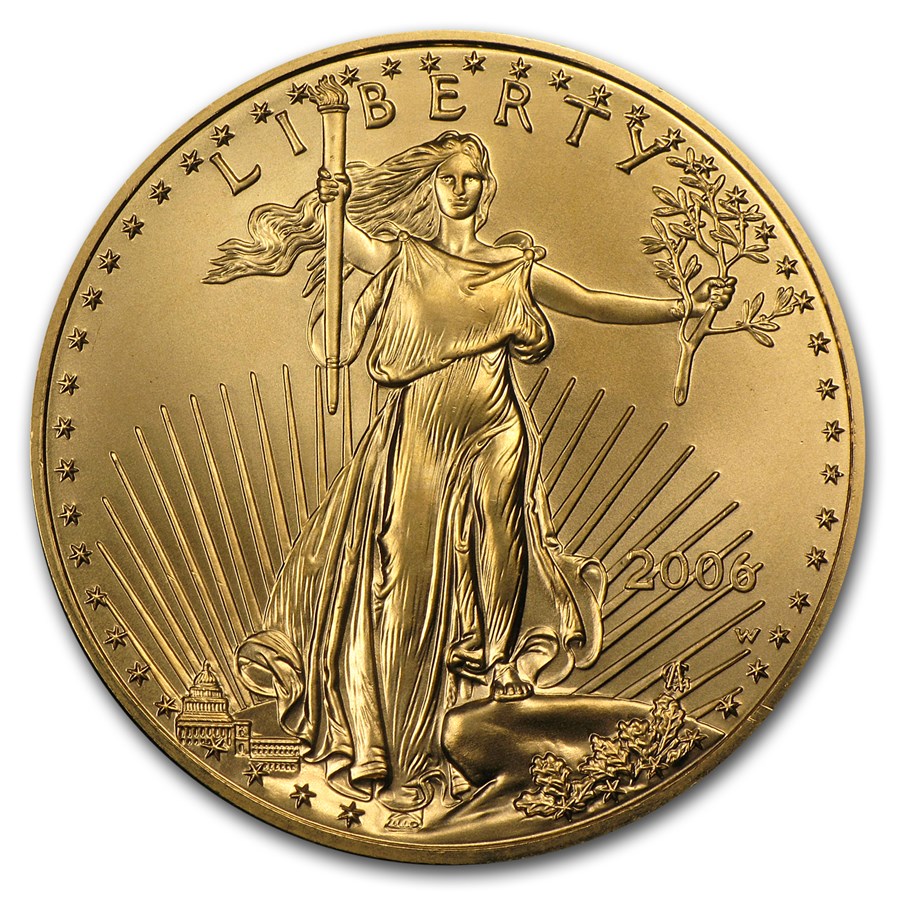 2006-W 1 oz Burnished Gold Eagle (Capsule Only)