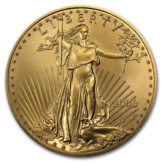 2006-W 1 oz Burnished Gold Eagle (Capsule Only) 2006-W 1 oz Burnished Gold Eagle (Capsule Only)