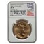 2006-W 1 oz Burnished Gold Eagle MS-70 NGC (Castle)
