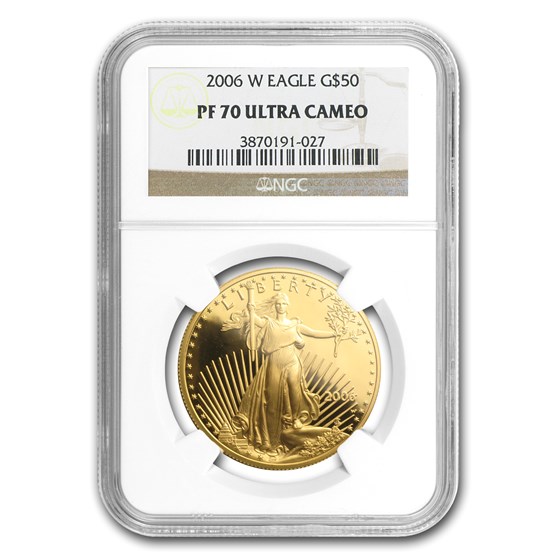 2006-W 1 oz Proof American Gold Eagle PF-70 NGC 2006-W 1 oz Proof American Gold Eagle PF-70 NGC