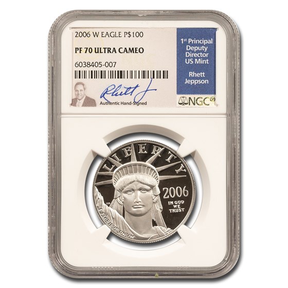 2006-W 1 oz Proof American Platinum Eagle PF-70 NGC (Jeppson) 2006-W 1 oz Proof American Platinum Eagle PF-70 NGC (Jeppson)