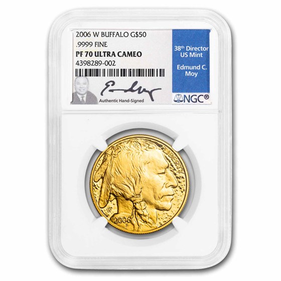 2006-W 1 oz Proof Gold Buffalo PF-70 NGC (Moy) 2006-W 1 oz Proof Gold Buffalo PF-70 NGC (Moy)