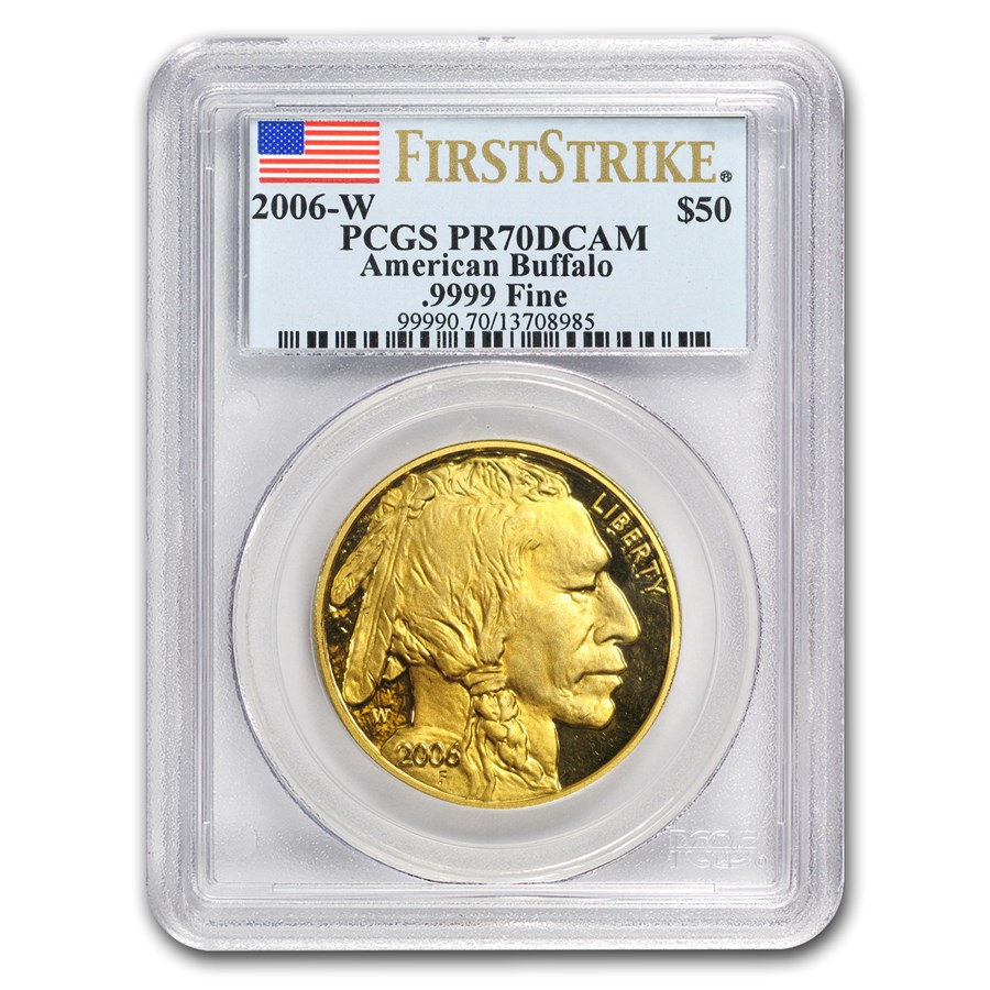 2006-W 1 oz Proof Gold Buffalo PR-70 PCGS (FirstStrike®)