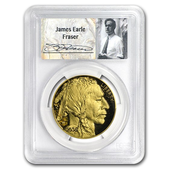 2006-W 1 oz Proof Gold Buffalo PR-70 PCGS (Signed Label) 2006-W 1 oz Proof Gold Buffalo PR-70 PCGS (Signed Label)