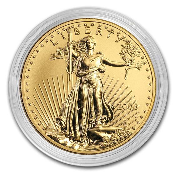 2006-W 1 oz Reverse Proof Gold American Eagle (Capsule Only) 2006-W 1 oz Reverse Proof Gold American Eagle (Capsule Only)