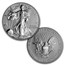 2006-W 3-Coin Proof Silver Eagle Set (20th Anniv, w/Box & COA)
