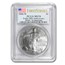 2006-W 3-Coin Silver Eagle Set MS/PR-70 PCGS (FS)