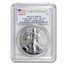 2006-W 3-Coin Silver Eagle Set MS/PR-70 PCGS (FS)
