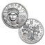 2006-W 4-Coin Burnished American Platinum Eagle Set (w/Box & COA)