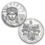 2006-W 4-Coin Burnished American Platinum Eagle Set (w/Box & COA)