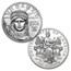 2006-W 4-Coin Burnished American Platinum Eagle Set (w/Box & COA)