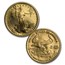 2006-W 4-Coin Proof American Gold Eagle Set (w/Box & COA)