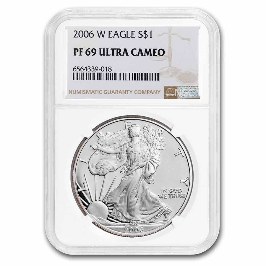 2006-W Proof American Silver Eagle PF-69 NGC