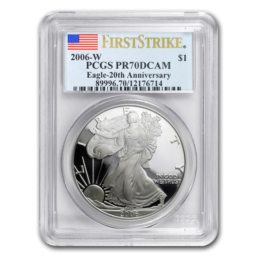 2006-W Proof American Silver Eagle PR-70 PCGS (FS)
