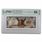 2007 $1.00 (EB) Pirate Skull Swords CU-66 EPQ PMG (DIS#136)