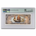 2007 $1.00 (EE) Pirate Skull Bones CU-65 EPQ PMG (DIS#138)
