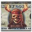 2007 $1.00 (FF) Pirate Skull Fire CU (DIS#135)