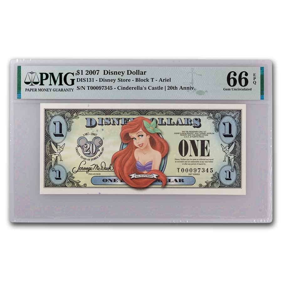 2007 $1.00 (T) Ariel CU-66 EPQ PMG (DIS#131)