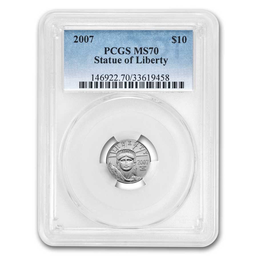 2007 1/10 oz American Platinum Eagle MS-70 PCGS