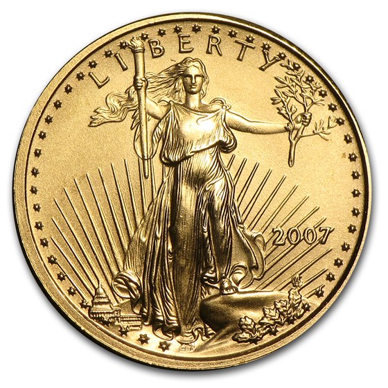 2007 1/10 oz Gold American Eagle BU 2007 1/10 oz Gold American Eagle BU