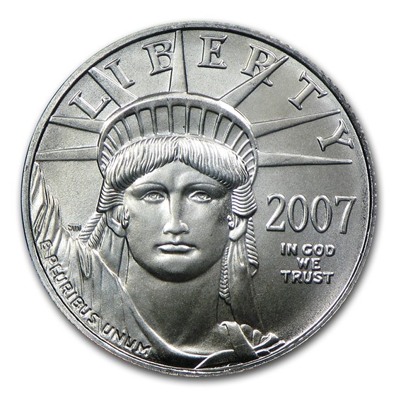 2007 1/10 oz Platinum American Eagle BU 2007 1/10 oz Platinum American Eagle BU
