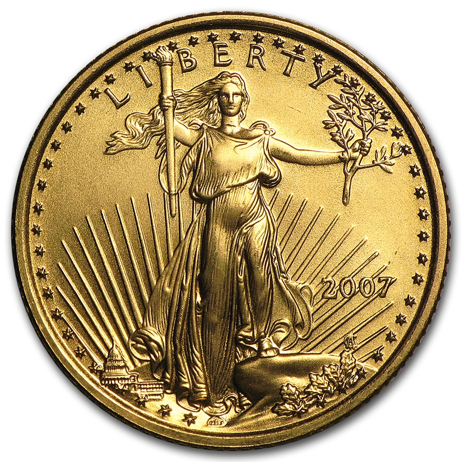 2007 1/4 oz American Gold Eagle BU