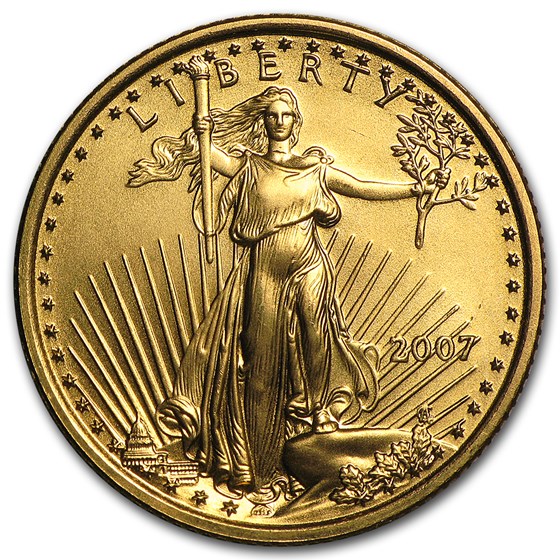 2007 1/4 oz Gold American Eagle BU 2007 1/4 oz Gold American Eagle BU
