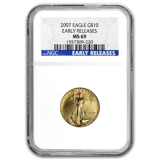 2007 1/4 oz Gold American Eagle MS-69 NGC (Early Releases) 2007 1/4 oz Gold American Eagle MS-69 NGC (Early Releases)